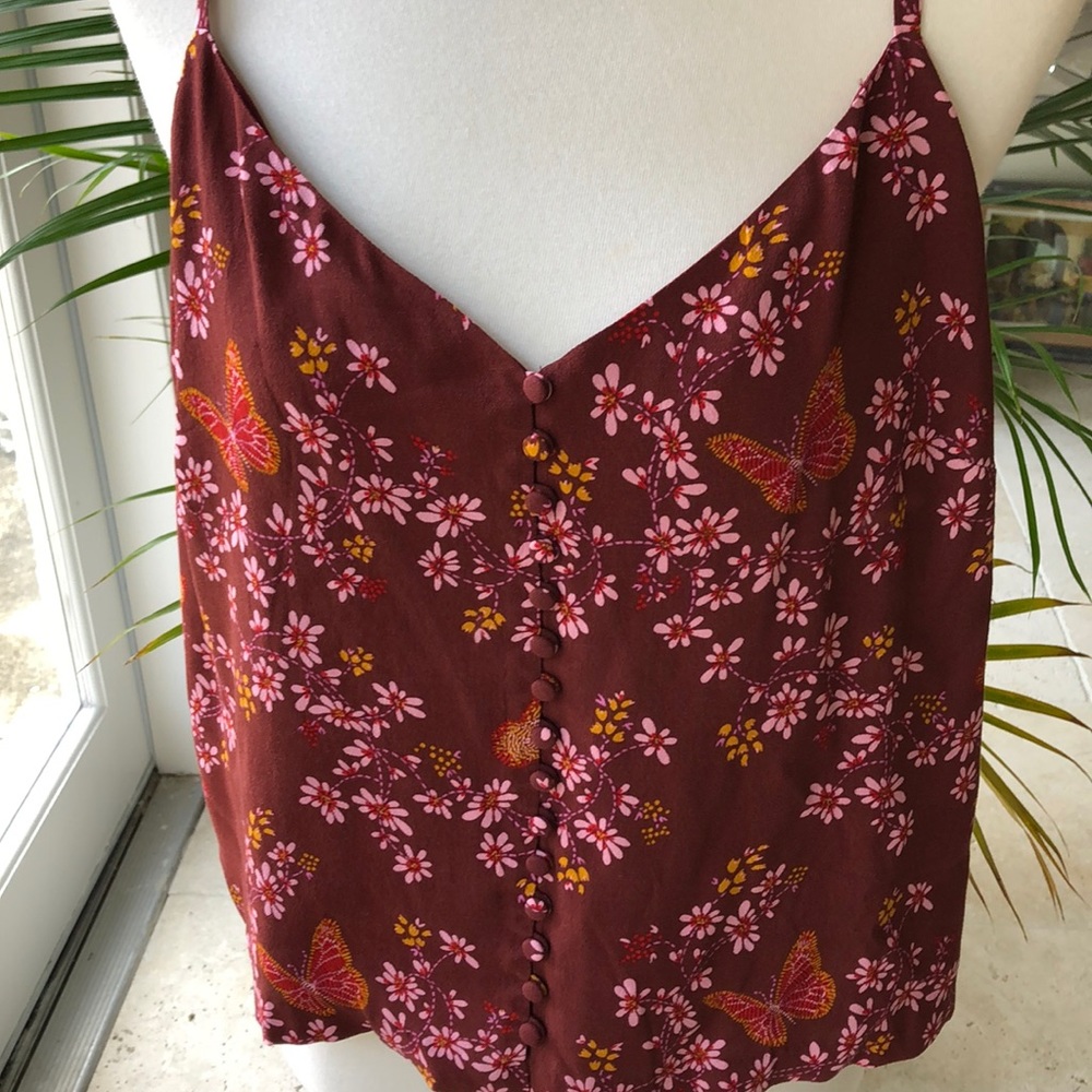 Madewell butterfly sanctuary Top sz 12 NWT - Picture 5 of 8